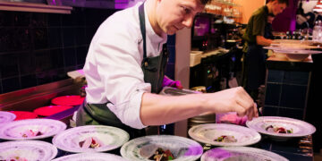 Rožinis šefo Deivydo Praspaliausko meniu Berlyno gastrofestivalyje