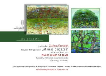 Kviečiame į dailininkės Gražinos Vitartaitės tapybos darbų parodą