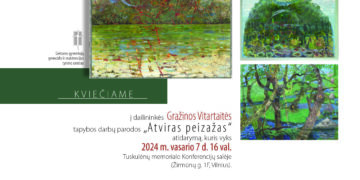 Kviečiame į dailininkės Gražinos Vitartaitės tapybos darbų parodą