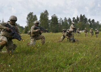 Karių savanorių pratybos Trakų rajono teritorijoje