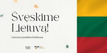 Kviečiame dalyvauti Lentvario puošybos konkurse „Švęskime Lietuvą“!