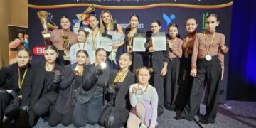 Paberžės „Verdenės“ gimnazijos šokių komandų sėkmė