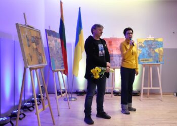 Parodos „Karo spalvos 2“ atidarymas Rudaminoje