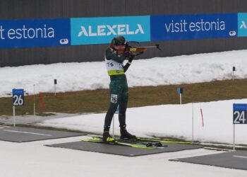 Eliza Šidlauskaitė – jauniausia Pasaulio jaunimo biatlono čempionato dalyvė Estijoje