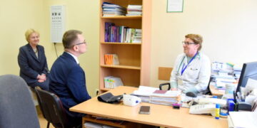 Šalčininkuose lankėsi sveikatos apsaugos ministras Arūnas Dulkys