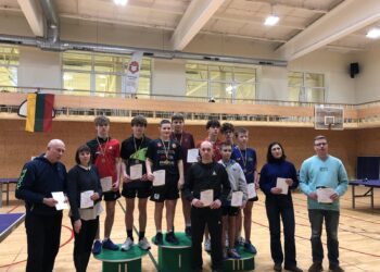 Šalčininkų stalo tenisininkai skinasi pergales