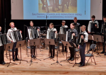 Respublikinis konkursas-festivalis „Akordeonų orkestrų paradas“ Rudaminoje