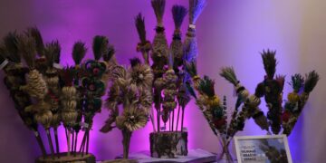 Velykinių verbų pynimo dirbtuvės Rudaminoje