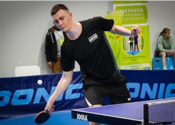 Lukas Rimkus – Lietuvos stalo teniso čempionato bronzos medalio laimėtojas