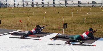 Vilniaus rajono jaunųjų biatlonininkų startai Lietuvos čempionate Ignalinoje