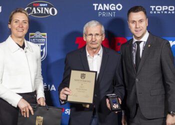 Vilniaus rajono futbolo treneris apdovanotas LFF ordinu
