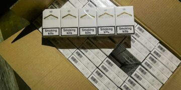 Sulaikyti 40 000 pakelių kontrabandinių rūkalų