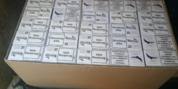 Sunaikintas dar vienas nelegalios prekybos rūkalais „taškas“