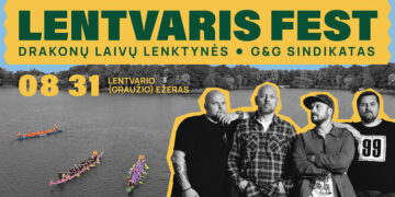 LENTVARIS FEST: burkite komandą ir dalyvaukite drakonų laivų lenktynėse!