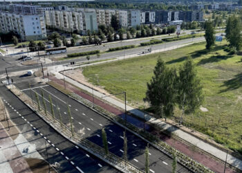 Vilniaus Pilaitėje už privačius pinigus nutiesta nauja gatvės atkarpa