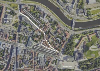 Senamiestyje prasidės Tilto gatvės remontas, bus eismo ribojimų