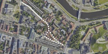 Senamiestyje prasidės Tilto gatvės remontas, bus eismo ribojimų