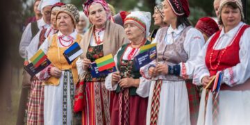 Vilniaus rajone paminėtas Baltijos kelio 35-metis