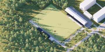 Atidaromas naujas futbolo stadionas Lazdynuose