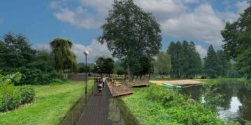 Grigiškėse atnaujins Vokės upelio pakrantės viešąją erdvę, pristatomi projektiniai pasiūlymai