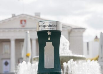 Per vasarą Vilniaus lauko gertuvėse išgerta net 4,2 mln. stiklinių vandens