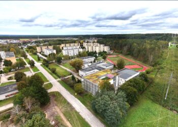 Plėsis Vilniaus rajono Pagirių gimnazija: priestatas daugiau kaip 400 mokinių