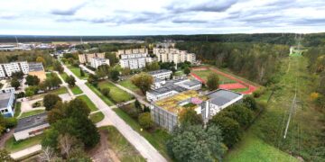 Plėsis Vilniaus rajono Pagirių gimnazija: priestatas daugiau kaip 400 mokinių