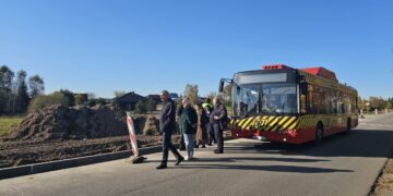 Įvyko bandomasis pratęsto 67 maršruto autobuso važiavimas per Užupio, Mažeikių, Pamiškės gatves