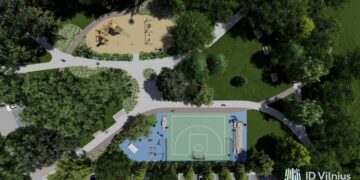 Bus tvarkoma viešoji erdvė prie Savanorių prospekto ir Gerosios Vilties gatvės