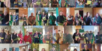 Pasveikinti Poškonių seniūnijos senjora