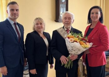 Jubiliejaus proga pasveikintas ilgametis Senųjų Trakų mokyklos vadovas