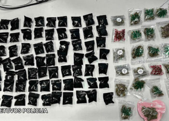 Sulaikytas narkotikų platintojas veikęs Justiniškių ir Pilaitės rajonuose