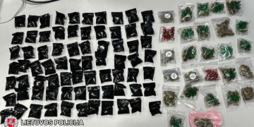 Sulaikytas narkotikų platintojas veikęs Justiniškių ir Pilaitės rajonuose