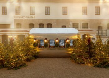 Prie Pilininko namo – įspūdinga Manto Petruškevičiaus kalėdinė instaliacija