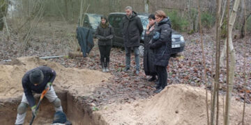 Kietaviškėse vyksta Lietuvos Laisvės kovotojų palaikų paieškos ir iškėlimo darbai