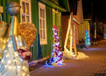 Karaimų gatvėje – dar ilgesnė eglučių alėja