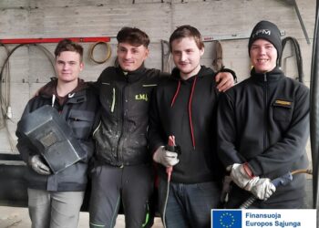 Erasmus+ stažuotės užsienyje – naujos galimybės Vilniaus komunalinių paslaugų mokyklos mokiniams ir mokytojams