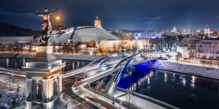 Vilnius žiemą / Go Vilnius, nuotr. autor. Gabriel Khiterer