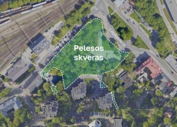 Vilniuje pavasarį bus atnaujintas dar vienas skveras