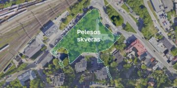 Vilniuje pavasarį bus atnaujintas dar vienas skveras