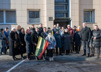 Trakuose atidengta laisvės kovotojo R. Lanko atminimo lenta