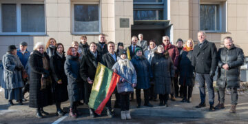 Trakuose atidengta laisvės kovotojo R. Lanko atminimo lenta