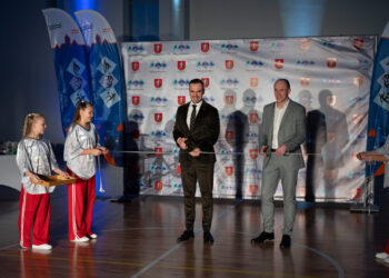 Trakuose atidaryta pirmoji daugiafunkcė sporto salė: investuota daugiau nei 5 milijonai eurų