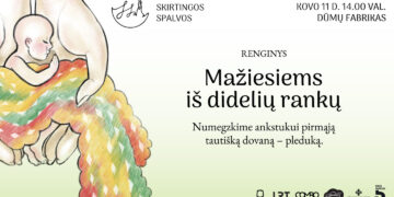 Pirmoji tautiška dovana mažyliui. Iniciatyva Skirtingos Spalvos kviečia ankstukams numegzti pledukus