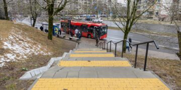 Remonto sulaukė ir sostinės laiptai