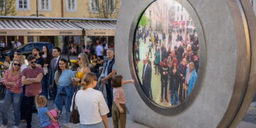 Portalas jau veikia Vilniaus Rotušės aikštėje