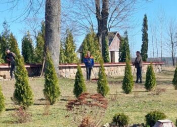 Pavasarinė talka Akmenynėje: sužydėjo ir bendruomeniškumas