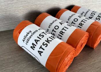 Vilniaus rajono gyventojams – nemokami oranžiniai maišeliai