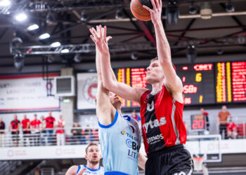 S. Babrausko pagerbime – 4 „CBet“ taškai per kėlinį ir puolimu nukalta „Ryto“ pergalė