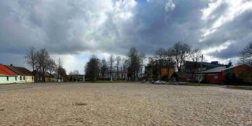 Pradedami Onuškio aikštės tvarkymo darbai